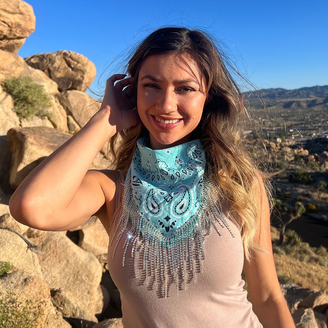 Decorative rodeo bandana