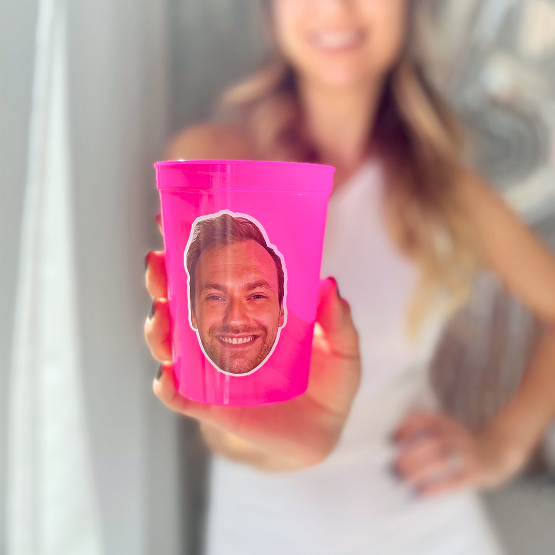 Personalized face drink cup