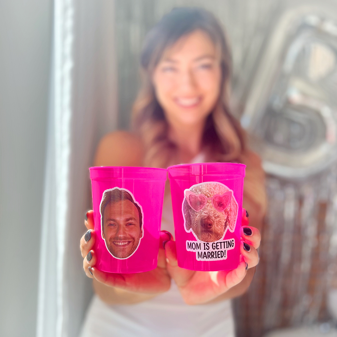 Face print cup