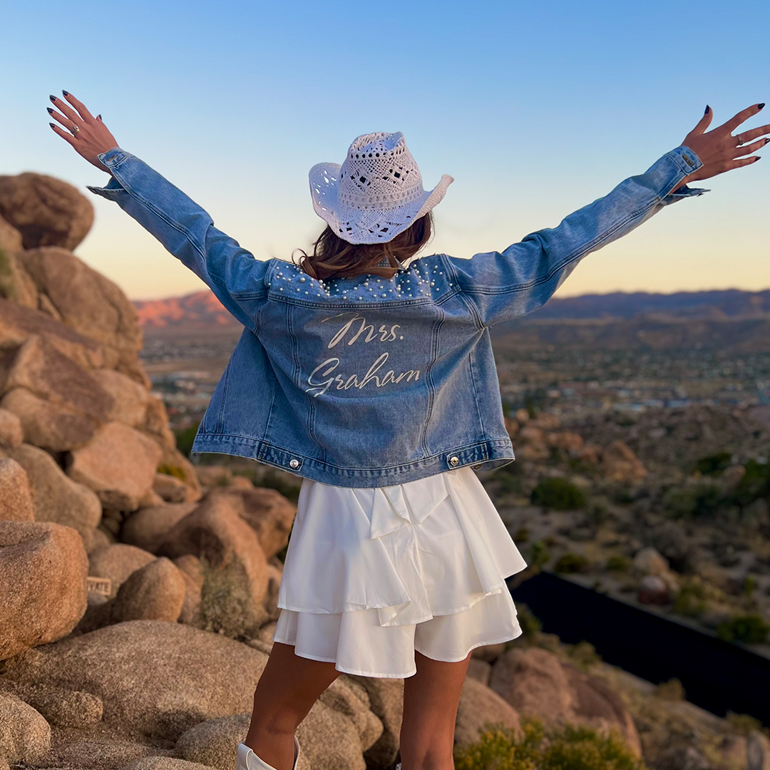 Personalized bridal jacket