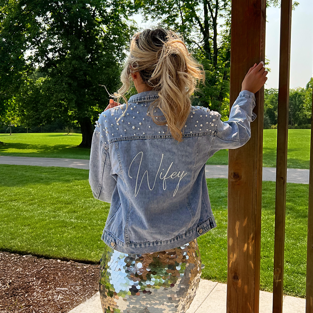 Wifey bridal jacket
