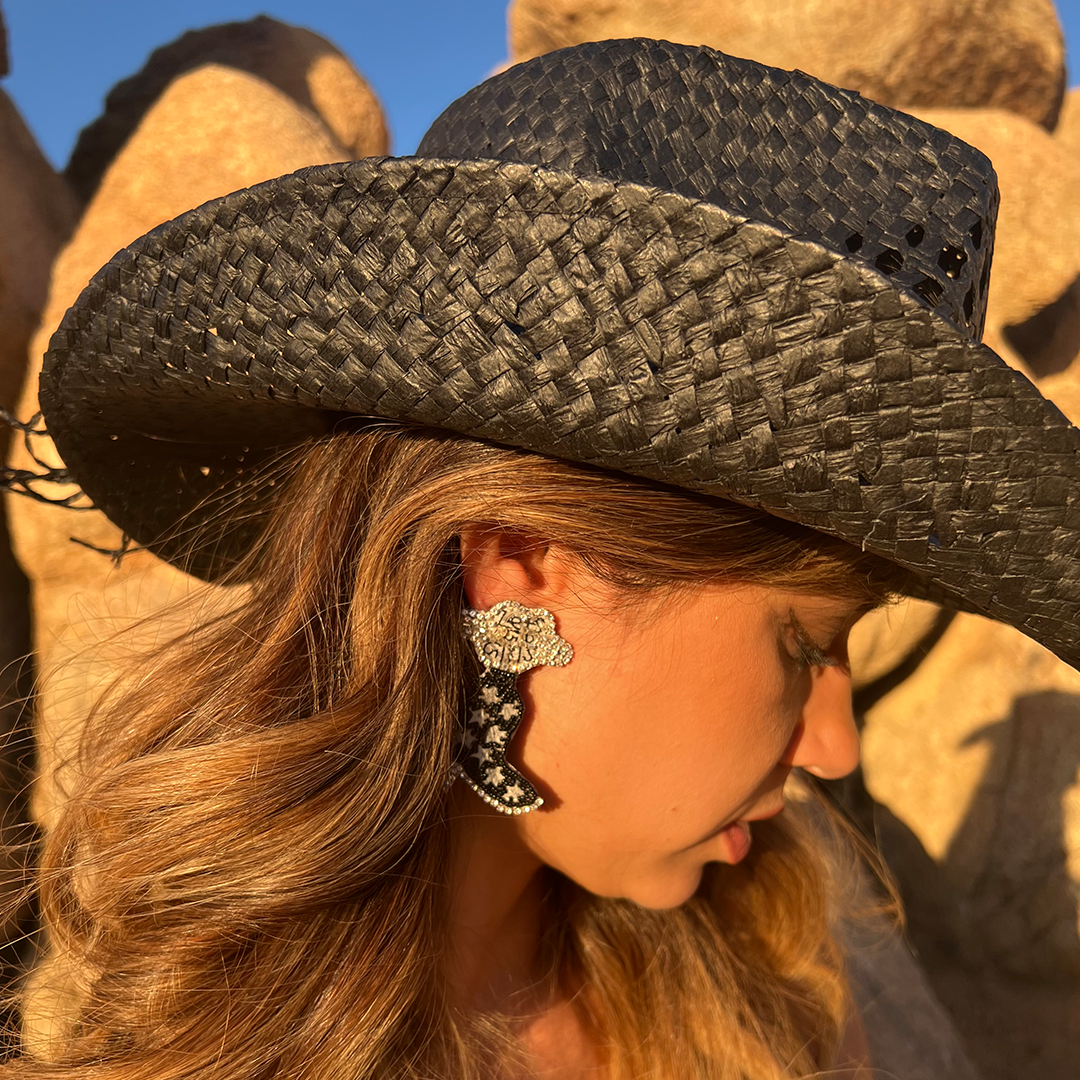 Let's Go Girls dangle earrings