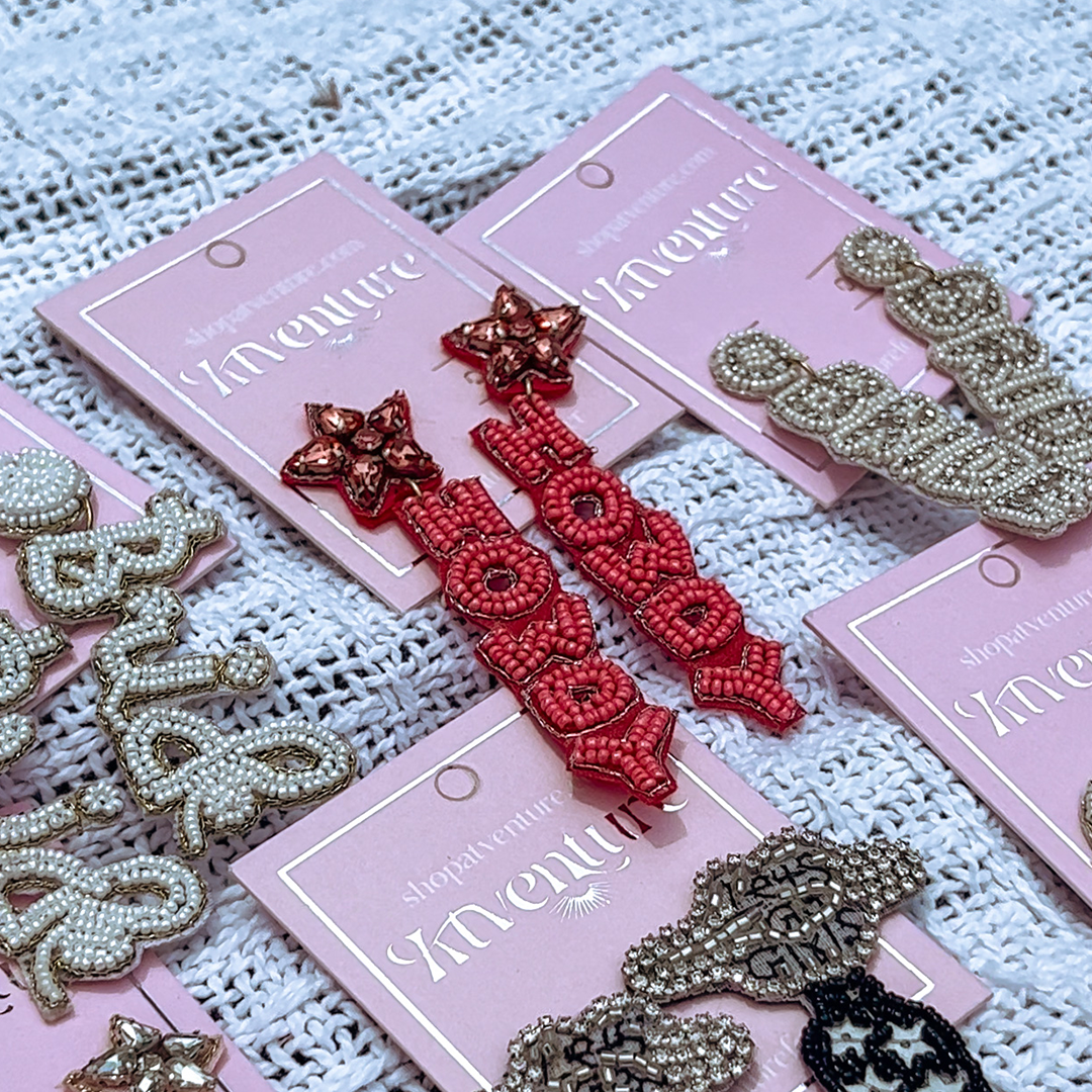 Rustic Howdy cowgirl earrings