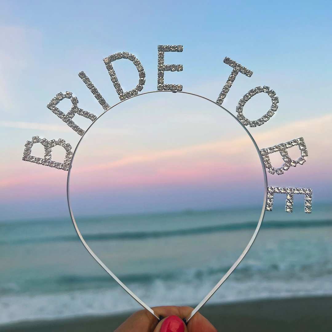 Bride to Be rhinestone headband