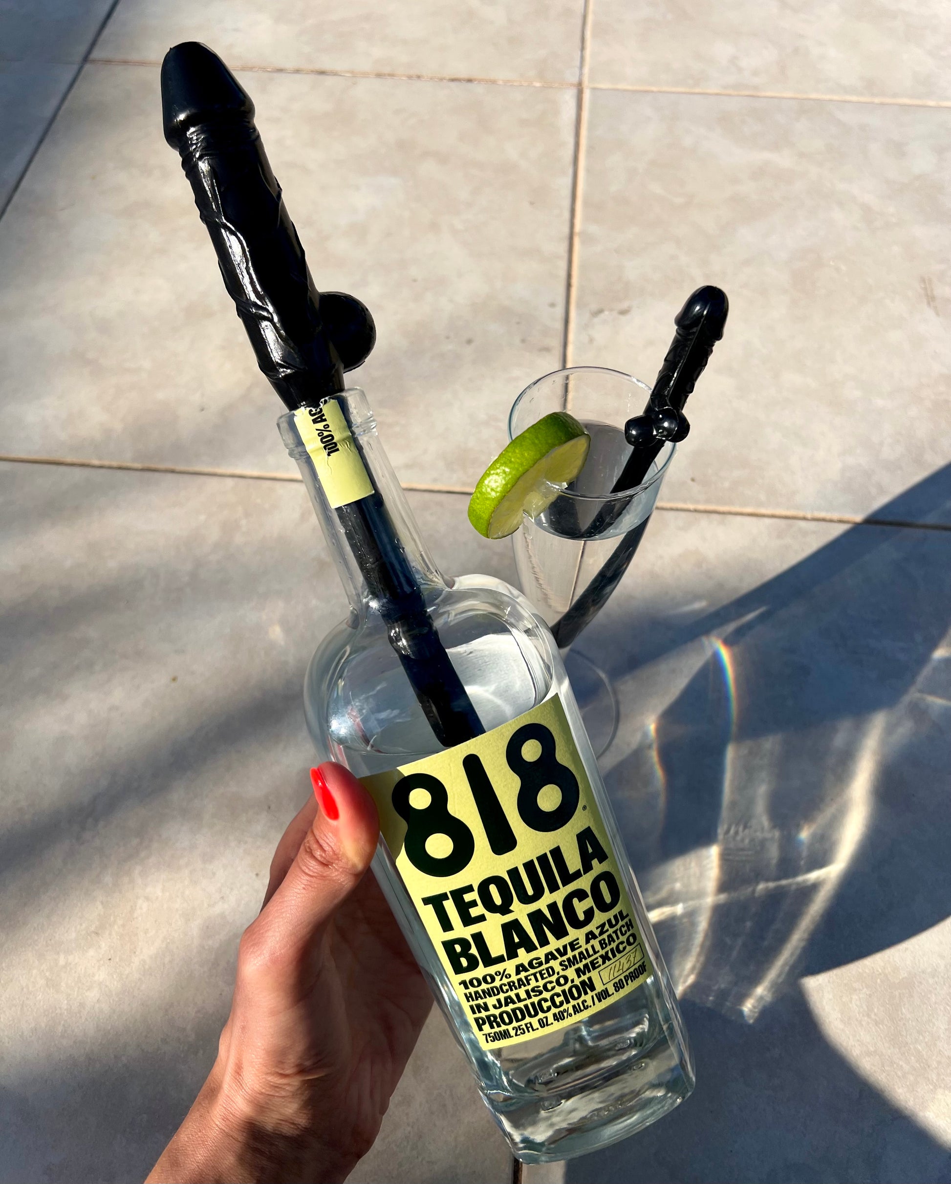 Extra-large willy straws