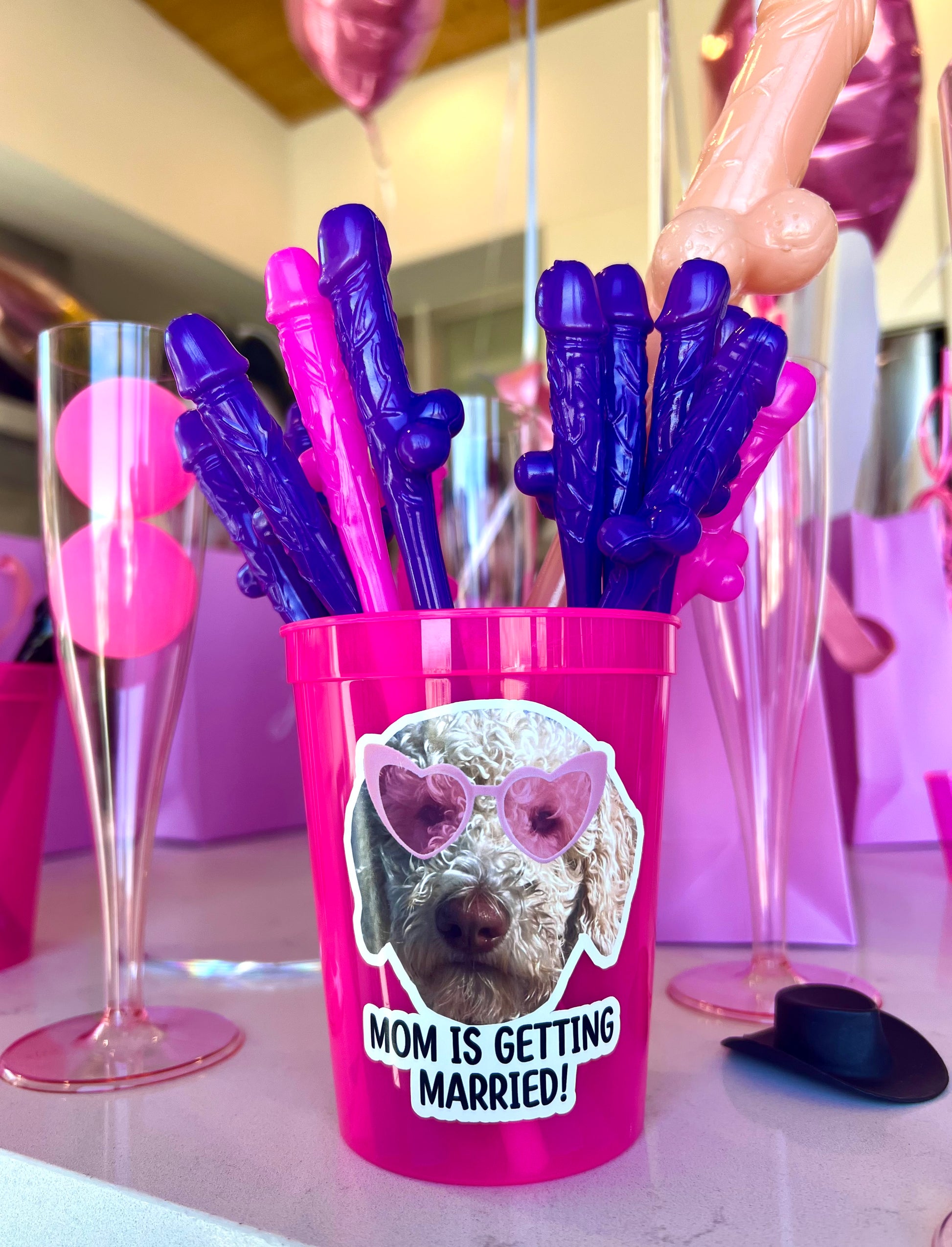 Custom Forever Ever straws