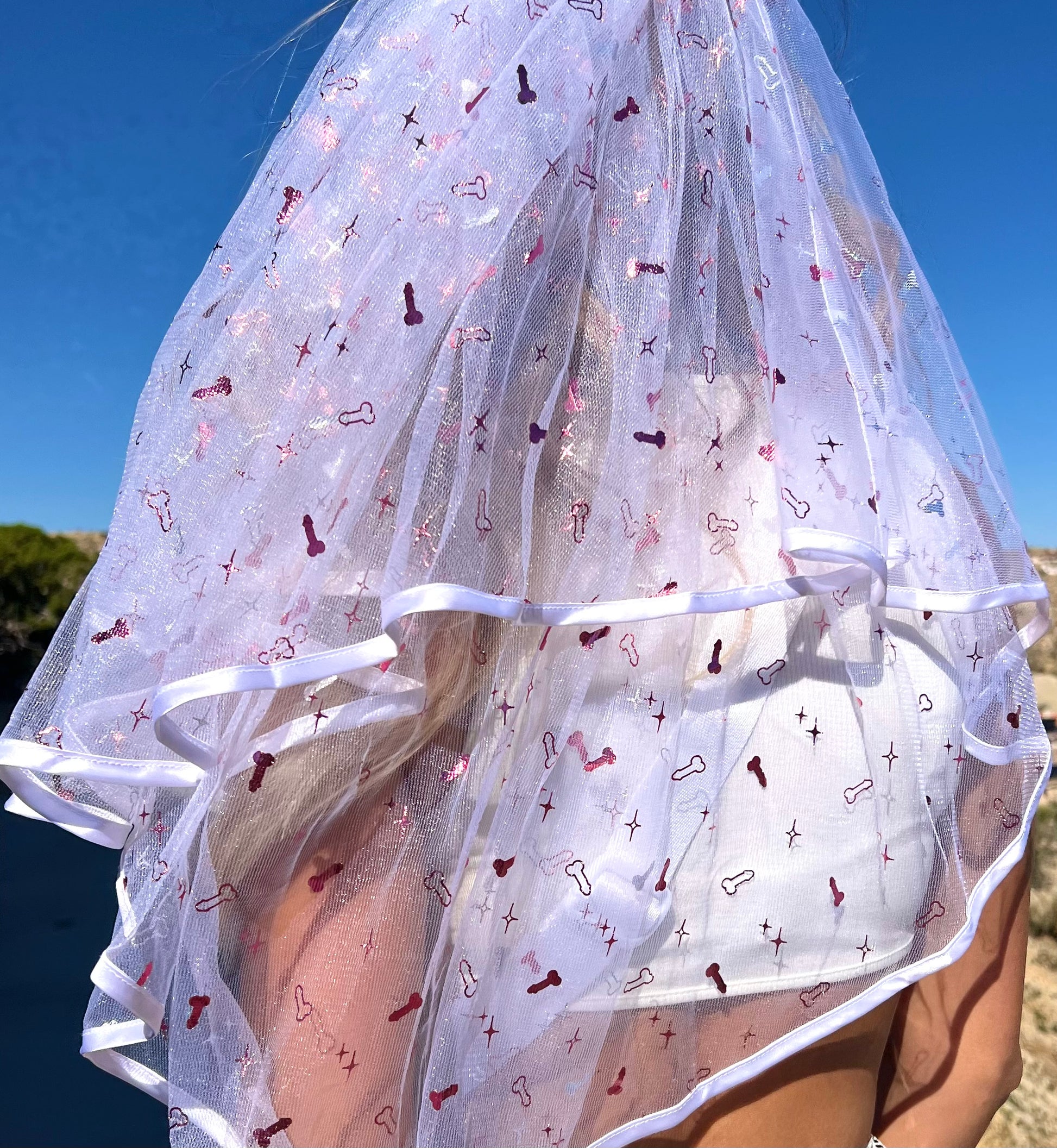Vintage-inspired same veil