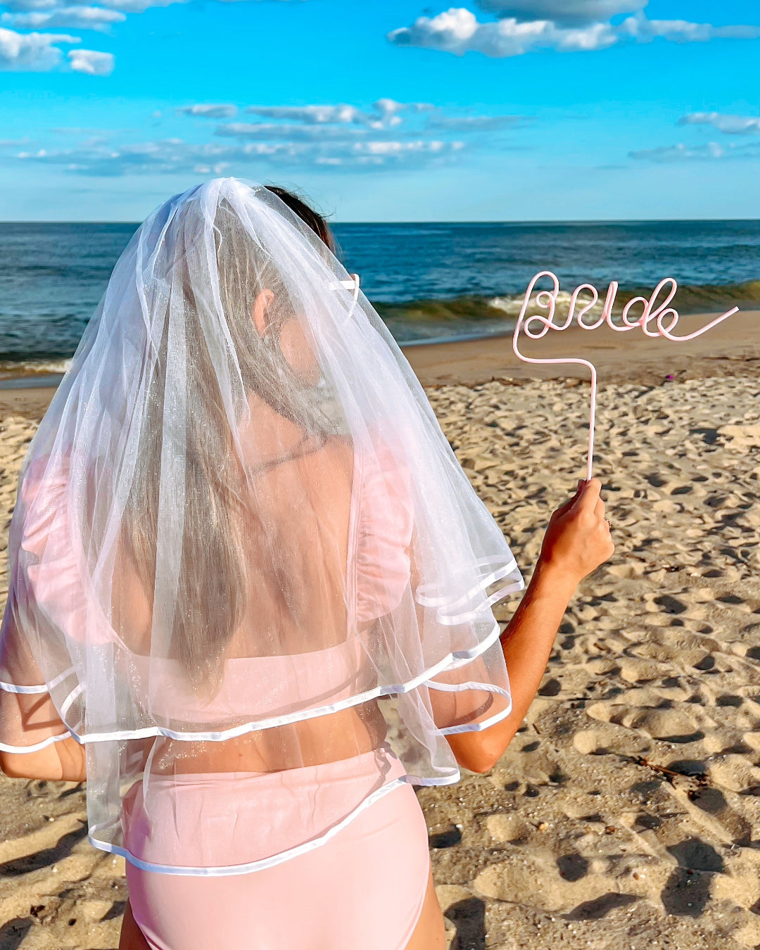 Simple wedding veil