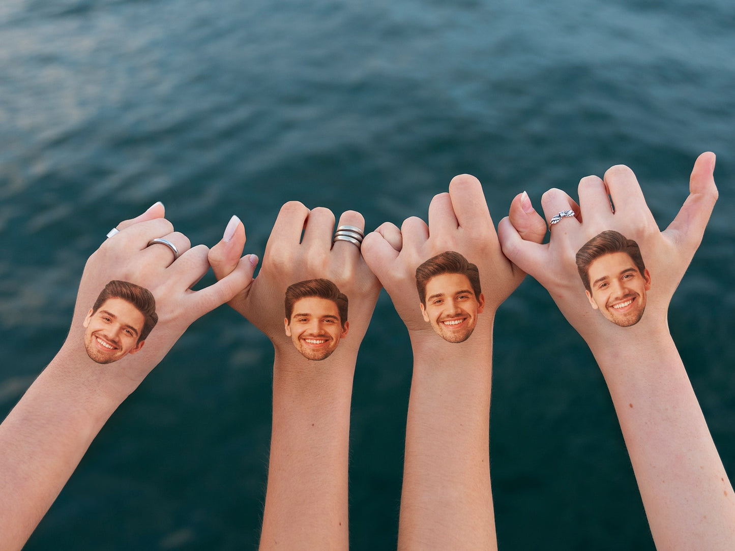 Temporary bachelorette tattoos