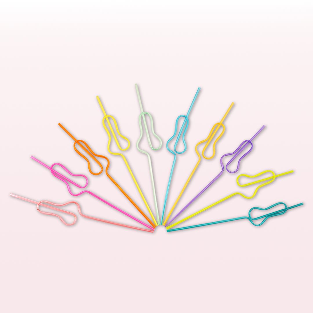 Custom rainbow straws
