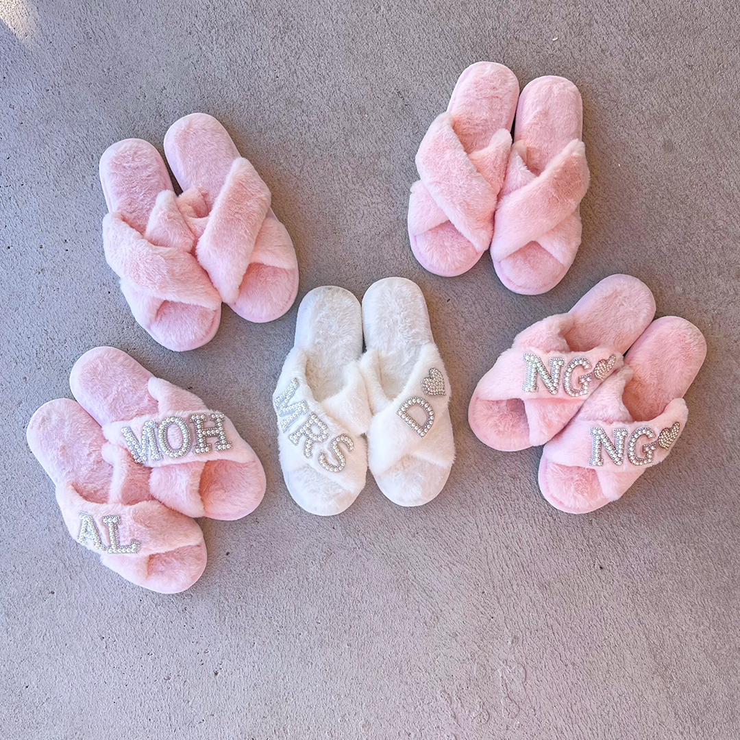 Bride-to-be slippers