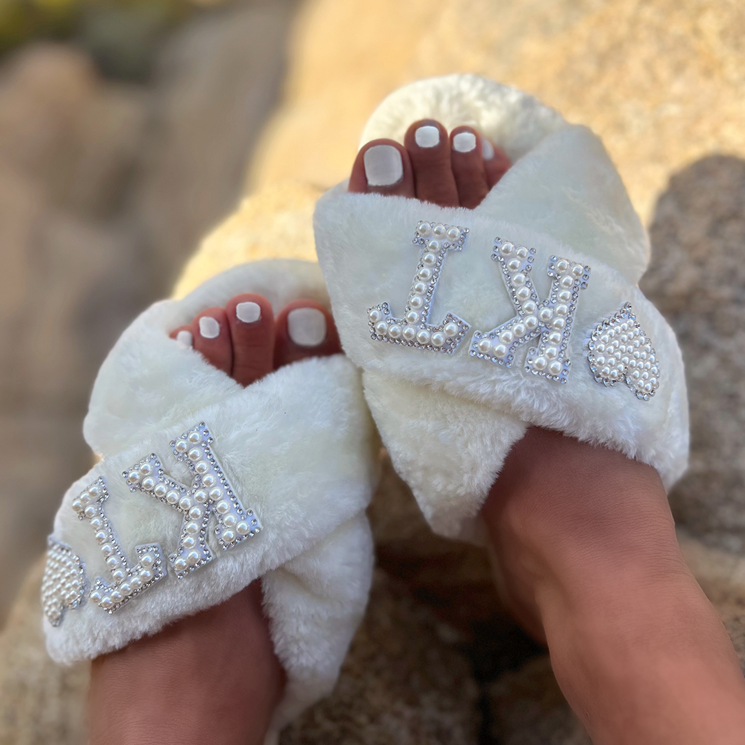 Bridal shower gift slippers