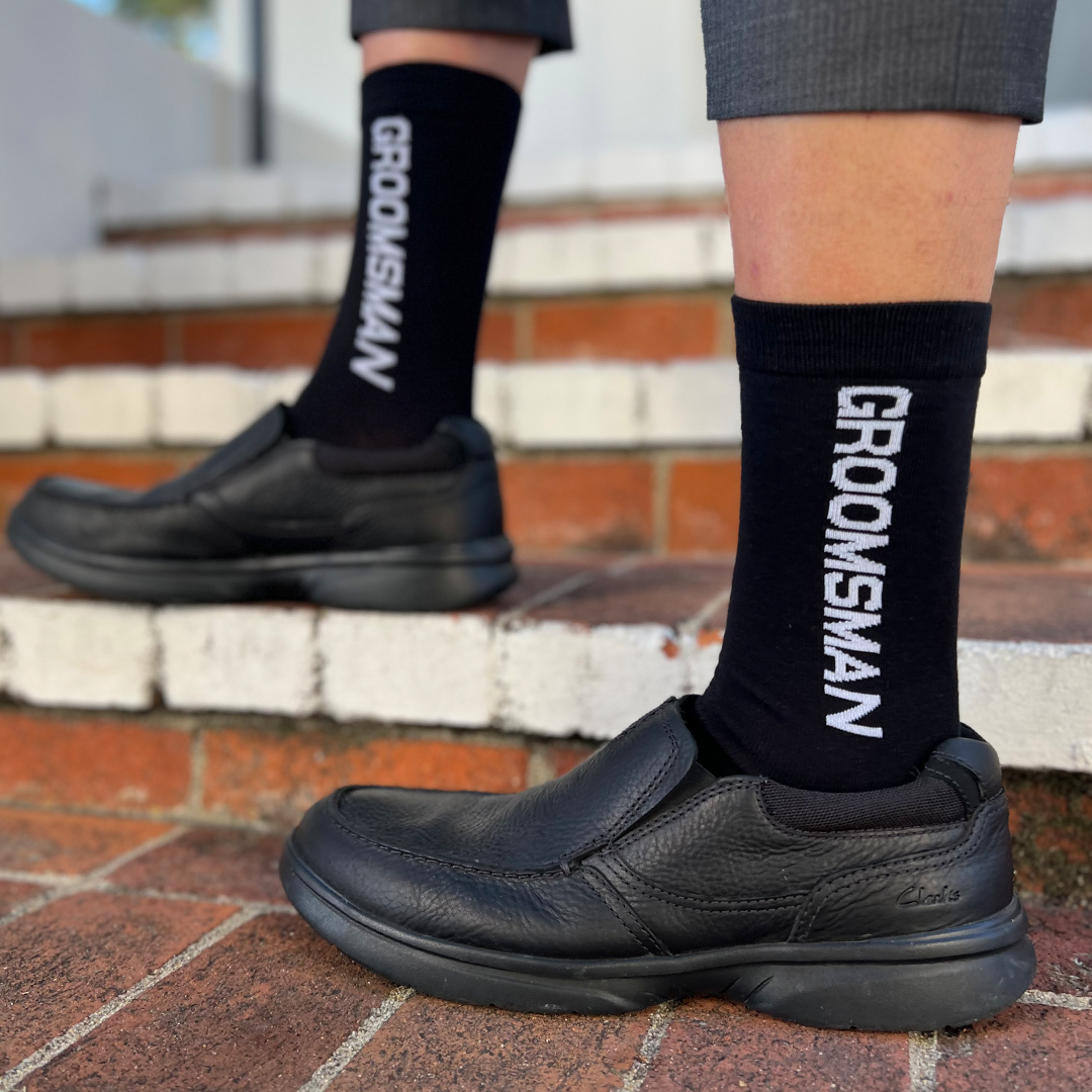 Groomsmen dress socks