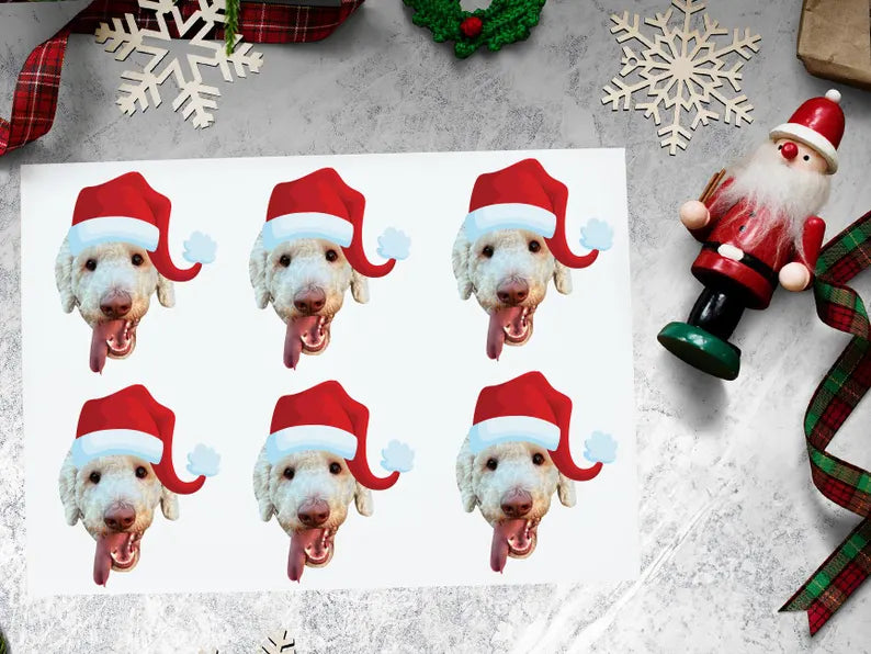 Christmas Face Stickers