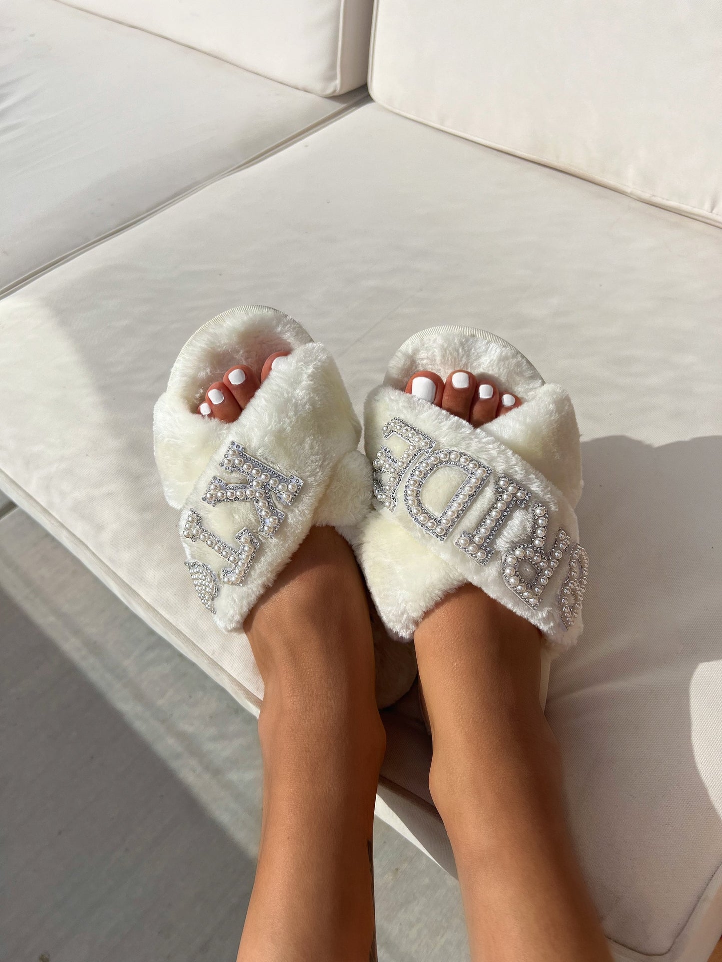 Bride-to-be slippers