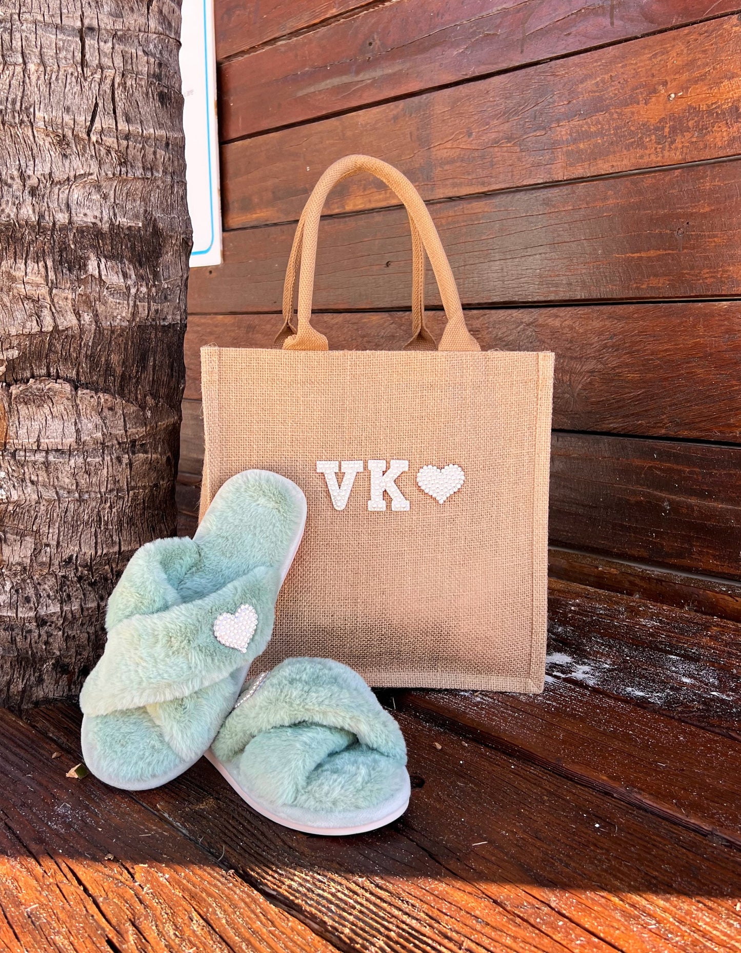Soft sage green slip-ons