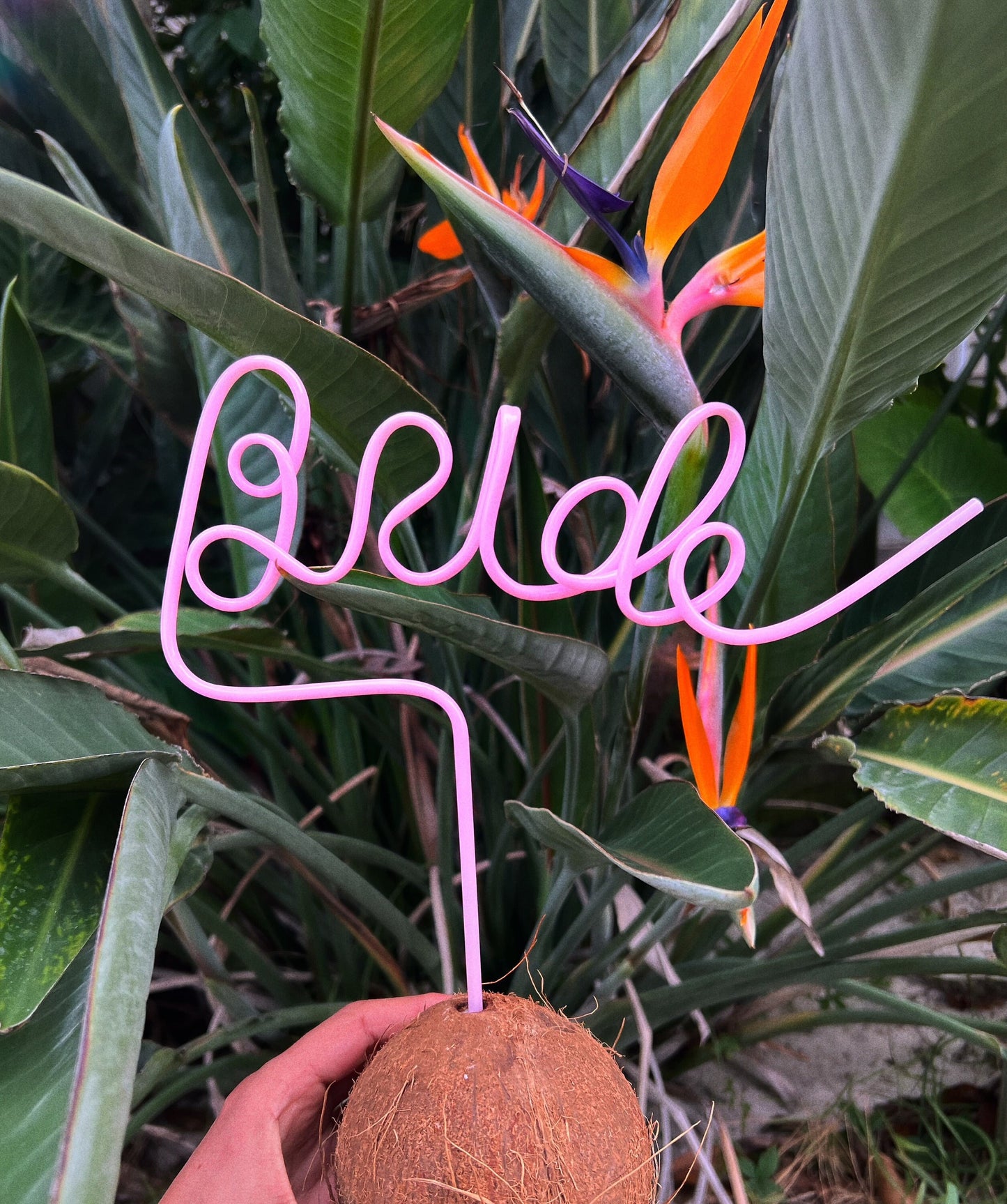 Bridal Endless Love straw