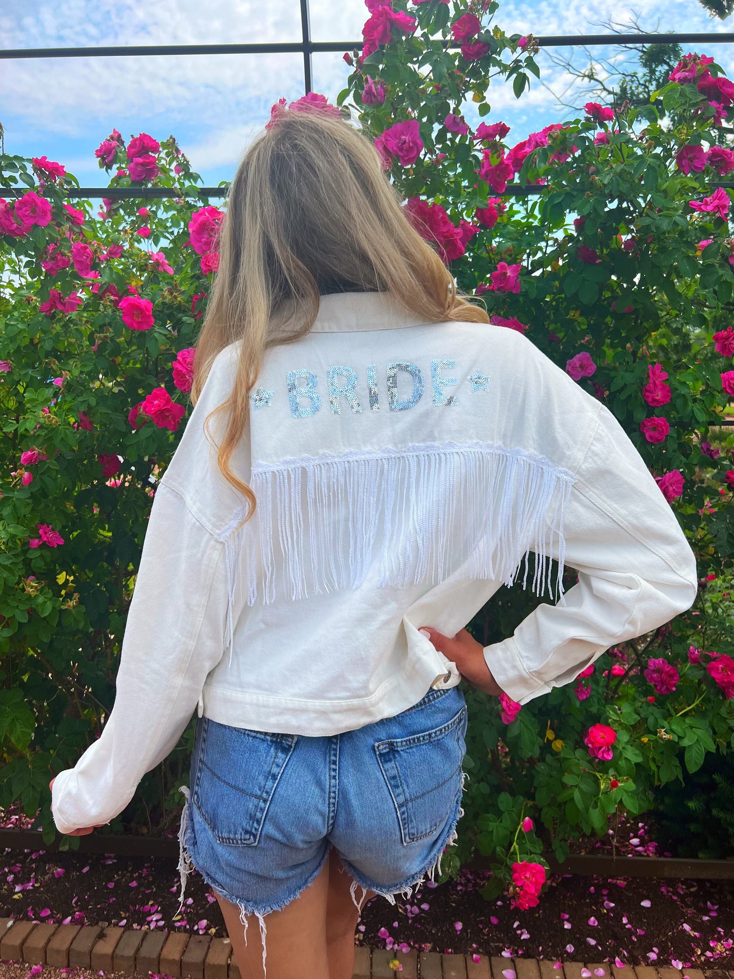 Custom bride jacket