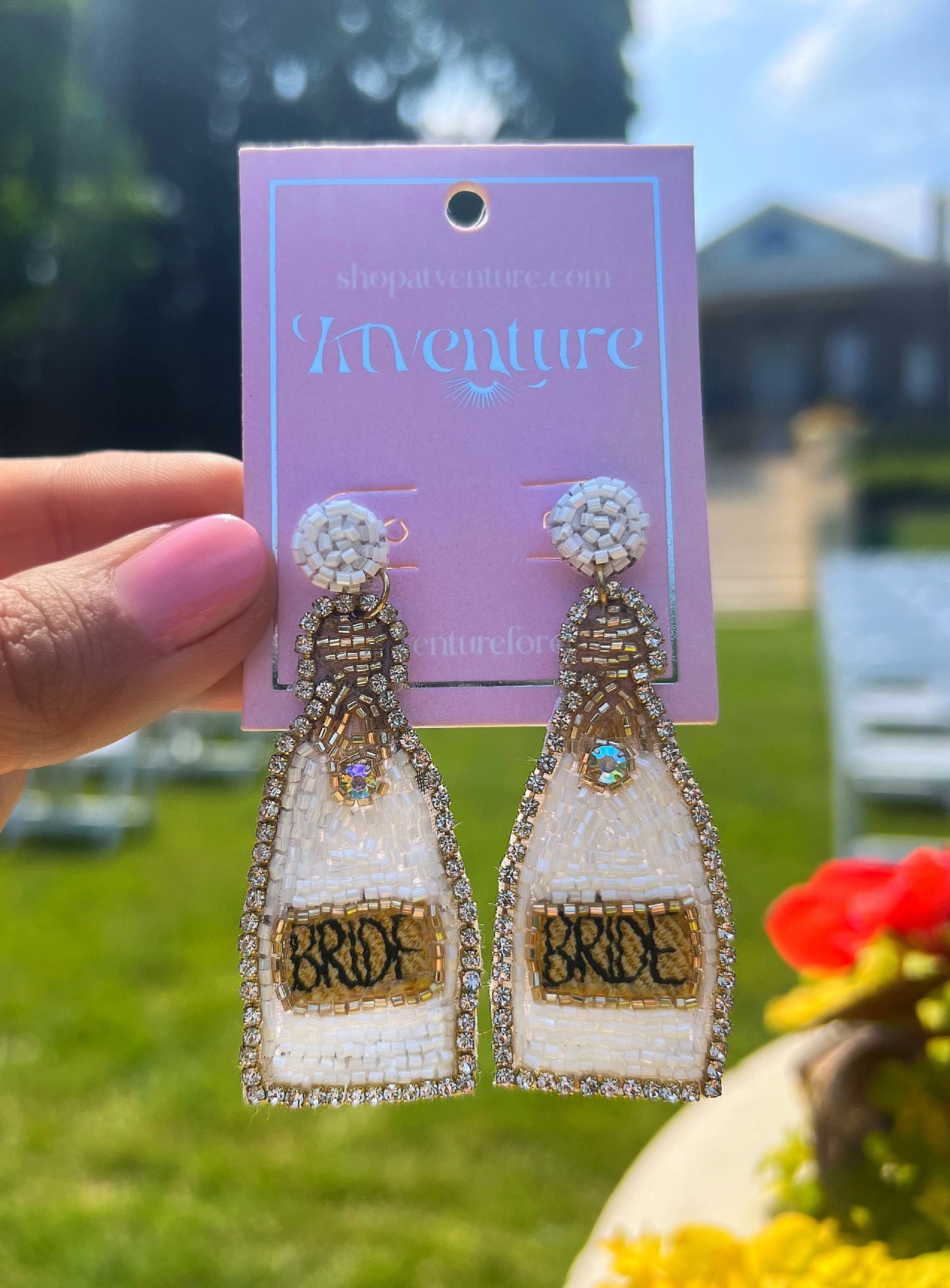 Party earrings for wife