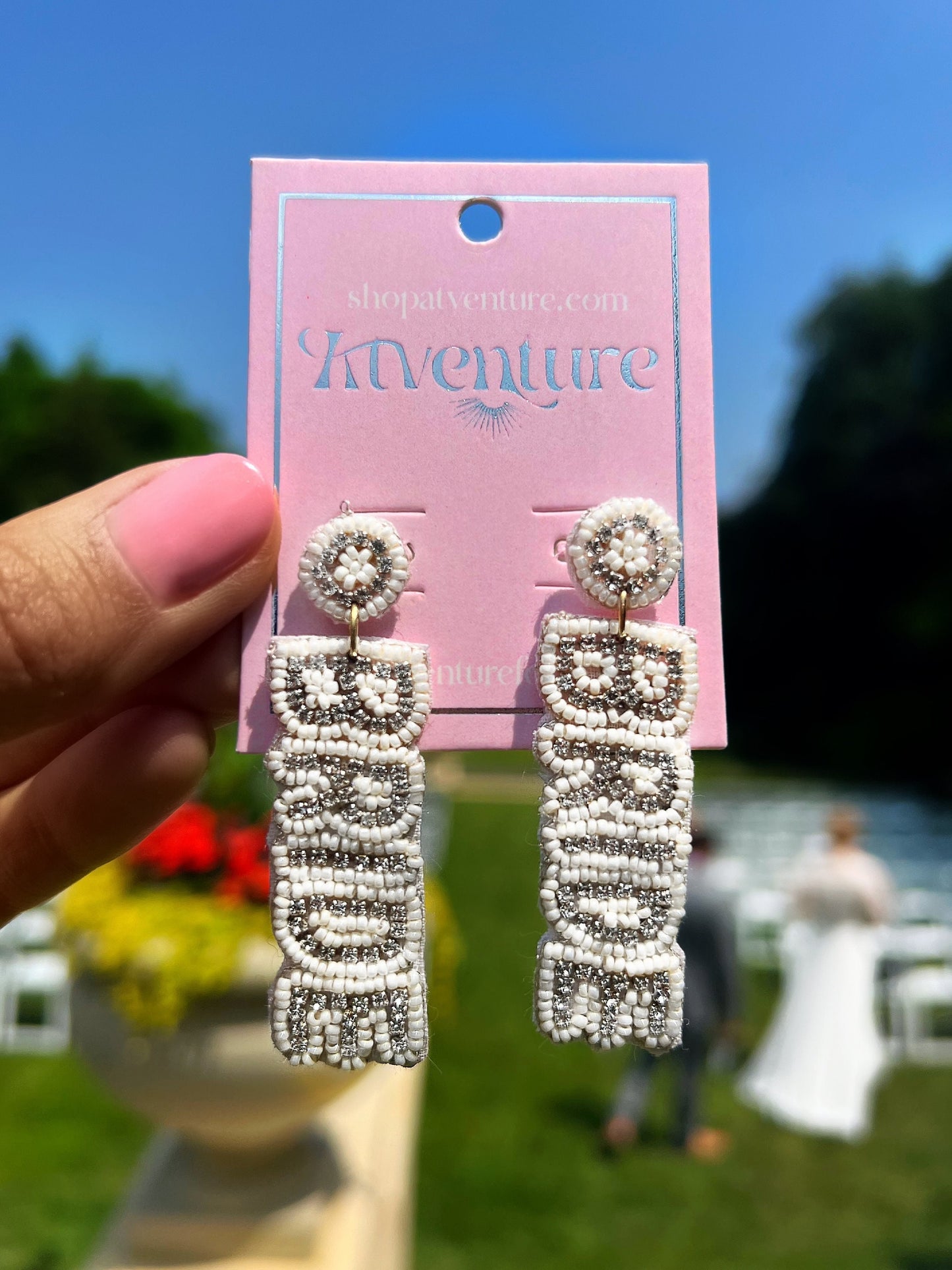 Personalized It's My Moment earrings