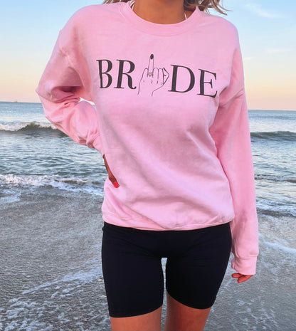 Personalized bride sweatshirt
