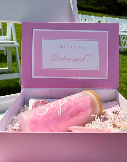 Bridesmaid thank you gift box